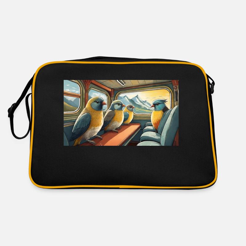 Jeu de mots expression ambiguë Oiseaux migrateurs de Zugvögel Sac Retro