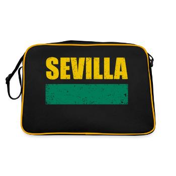 Séville Vintage - Sac Retro - noir/or - Dos