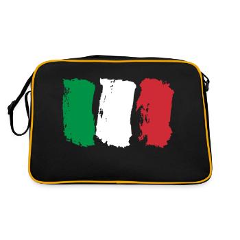 Drapeau de l’Italie - Vintage - Sac Retro - noir/or - Dos
