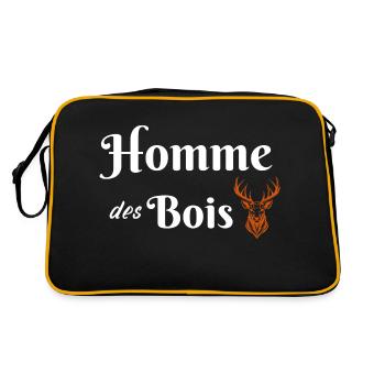 Homme des Bois - Sac Retro - noir/or - Dos