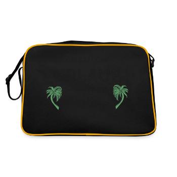 I need a vacation - Retro Bag - black/gold - Back