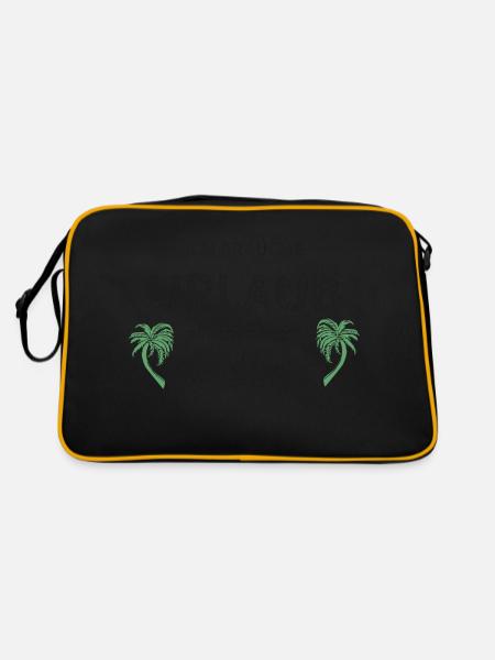 J’ai besoin de vacances - Sac Retro - noir/or - Dos