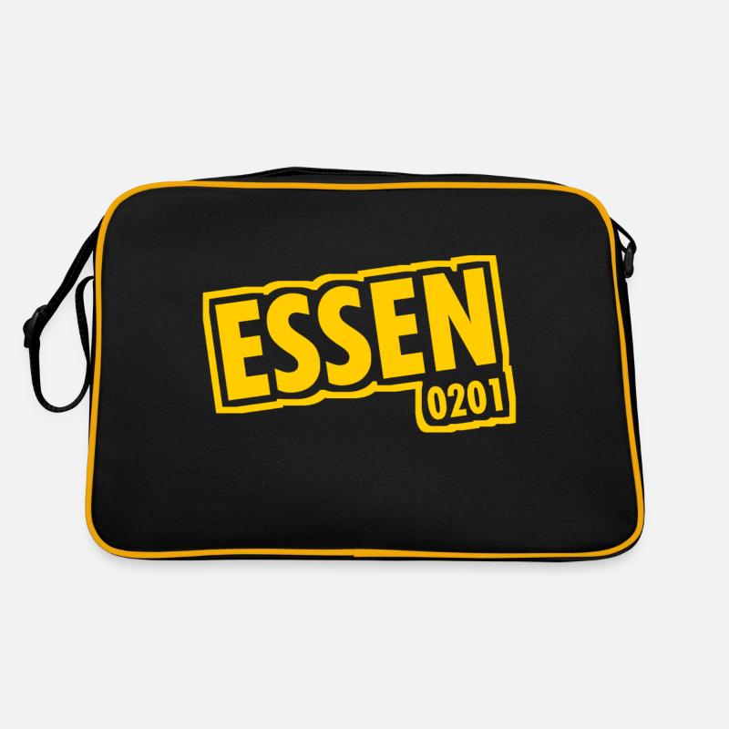 Essen - 0201 - Area Code - Slogan Retro Bag