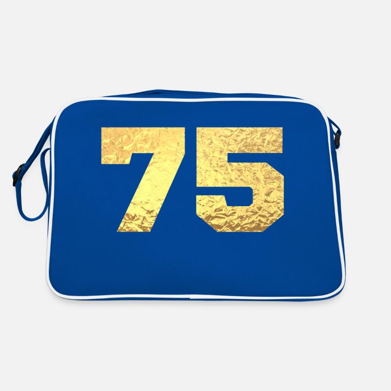 75 paillettes doré - 75e anniversaire Sac Retro