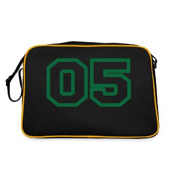 Numéro 5 sport vert - Sac Retro - noir/or - Dos