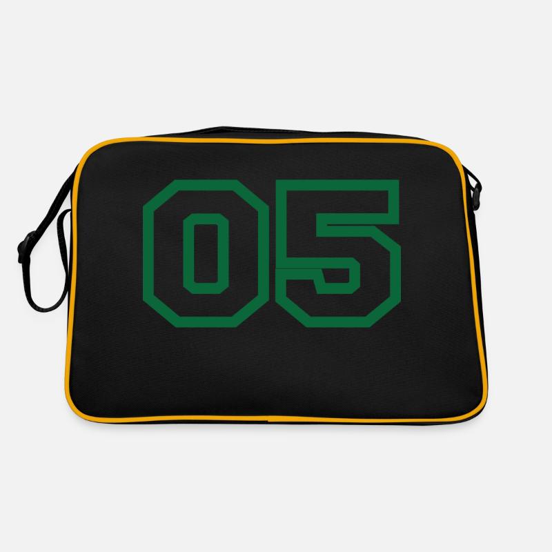 Numéro 5 sport vert Sac Retro