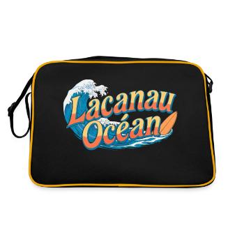 Lacanau Océan - Sac Retro - noir/or - Dos