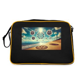 Magic - Retro Bag - black/gold - Back