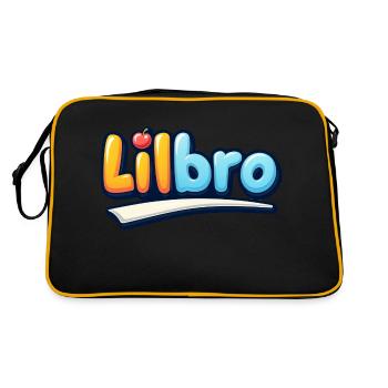 LILBRO - Retro Bag - black/gold - Back