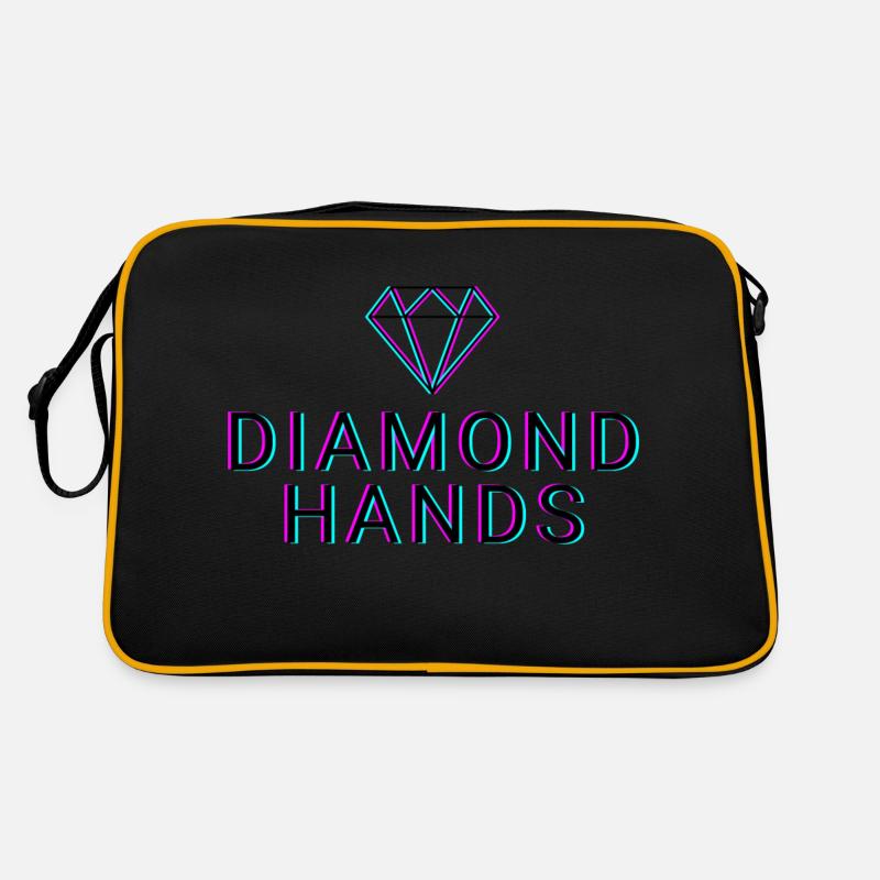 Diamond Hands - Crypto Retro Tasche