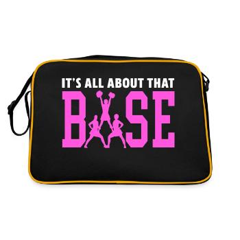 It's All About That Base Team Support Cheerleader - Retro Bag - black/gold - Back