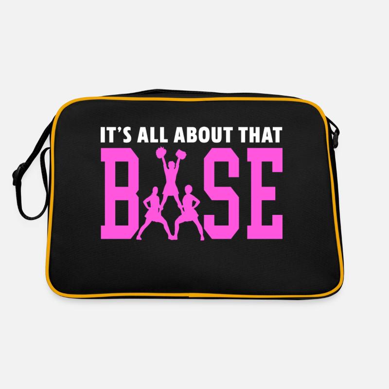 It's All About That Base Team Support Cheerleader Retro Tasche