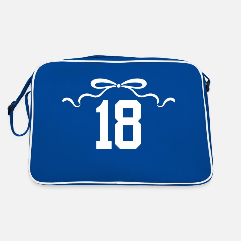 Numéro 18 noeud - 18e anniversaire Sac Retro