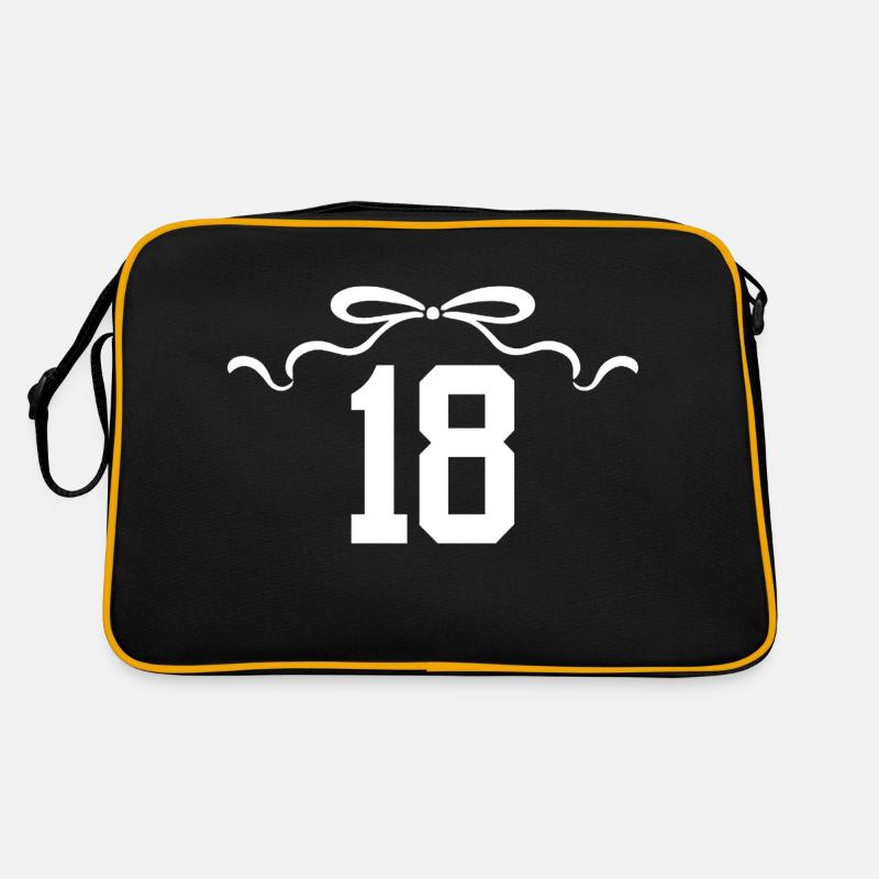 Numéro 18 noeud - 18e anniversaire Sac Retro