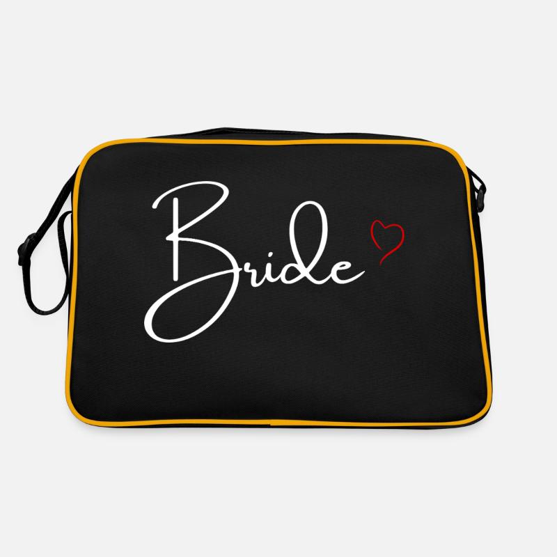 Roter Herzflansch Retro Tasche