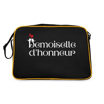 Demoiselle d’honneur - Sac Retro - noir/or - Dos