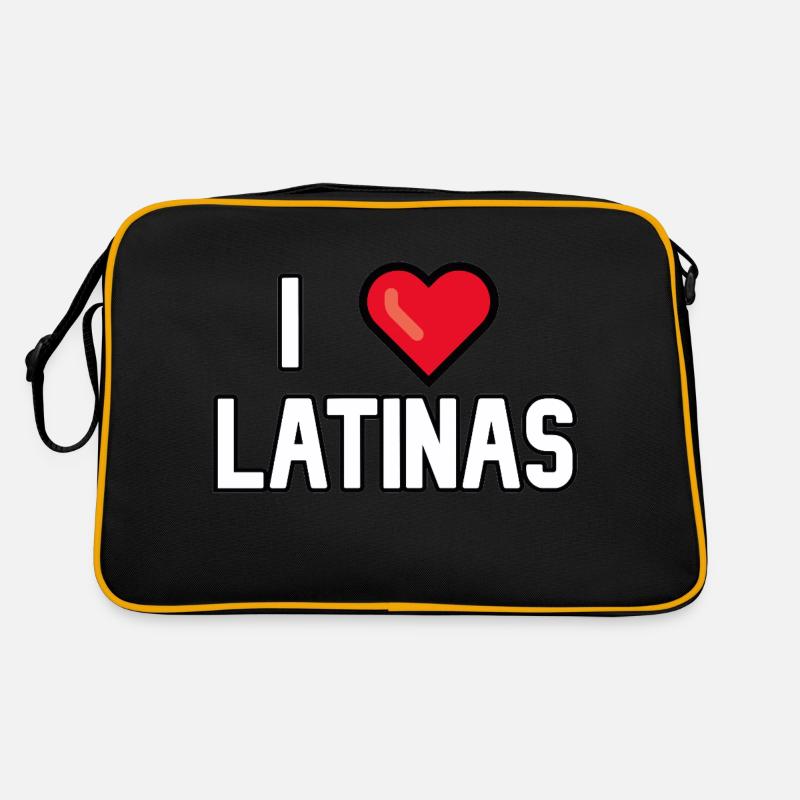 Ich liebe Latinas Retro Tasche
