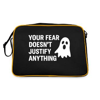 Your Fear - Retro Bag - black/gold - Back