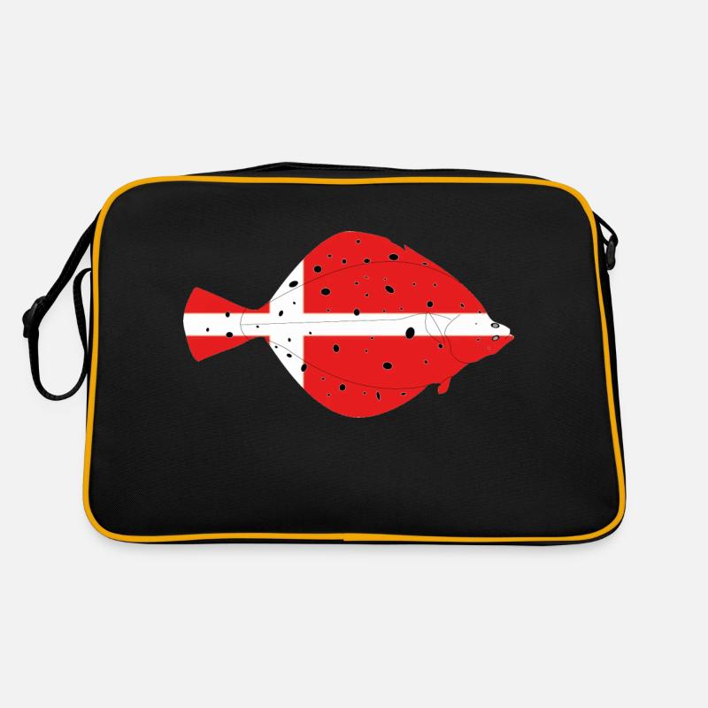 Scholle_20160304_vollformat_DK - Retro Tasche - Schwarz/Gold