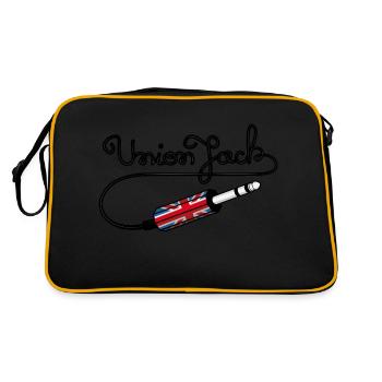 Union Jack - Sac Retro - noir/or - Dos