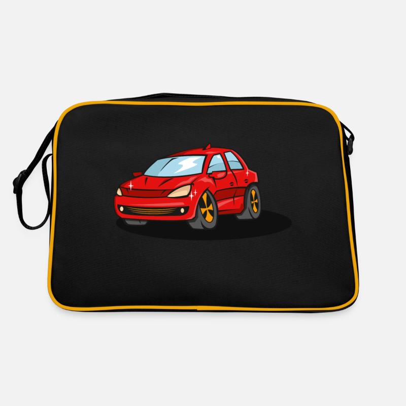red_car Retro Tasche