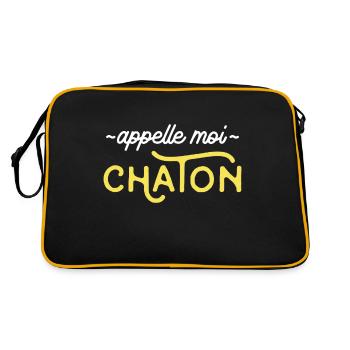 Appelle moi chaton - Sac Retro - noir/or - Dos
