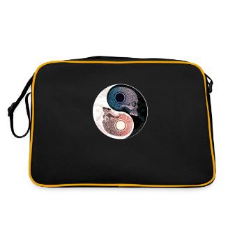 Ying Yang Karma - Retro Bag - black/gold - Back