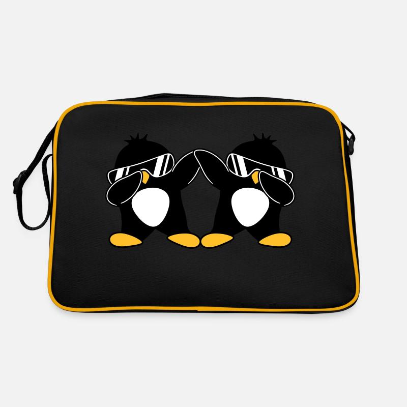 2 Pingouins Dab Sac Retro