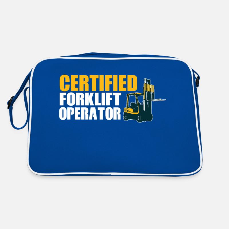 Certified forklift operator Retro Bag