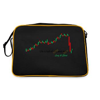 life full of long short - Retro Bag - black/gold - Back