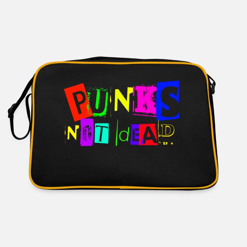 PUNKS NOT DEAD Retro Tasche