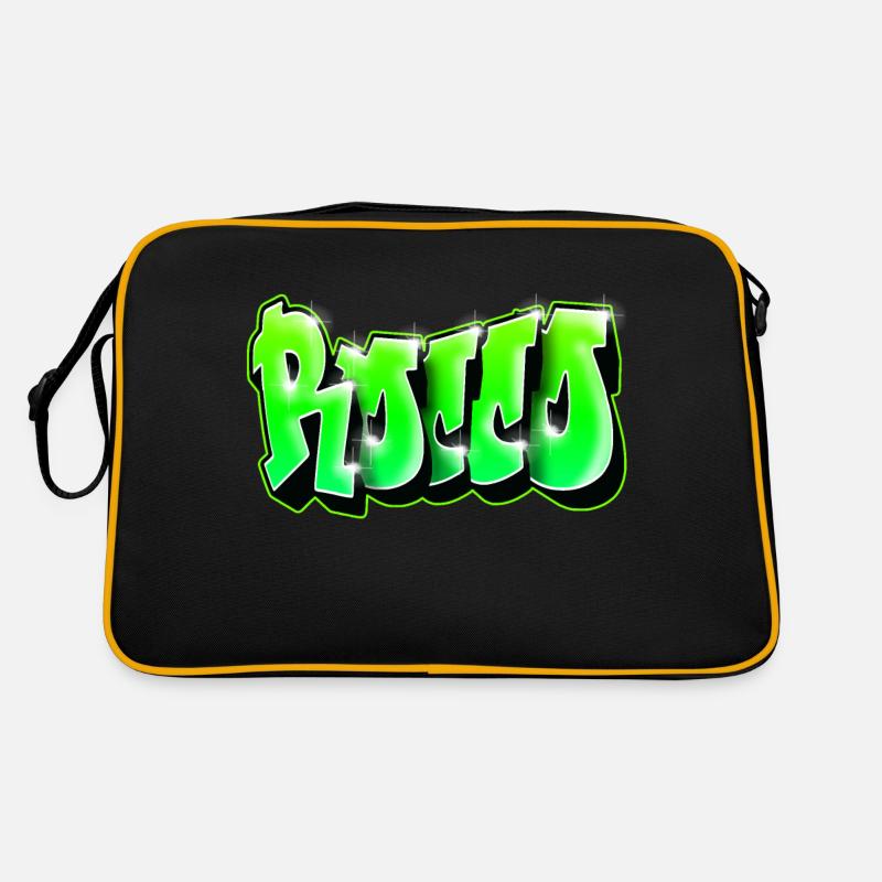 ROCCO GRAFFITI PRINT Retro Bag