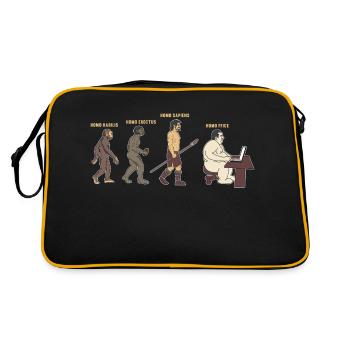 Homeoffice| Homo ffice Design - Retro Bag - black/gold - Back