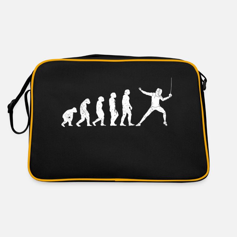 Fechter Evolution Fechten Entwicklung Ökologie Retro Tasche