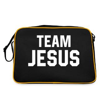 Team Jesus - Retro Bag - black/gold - Back