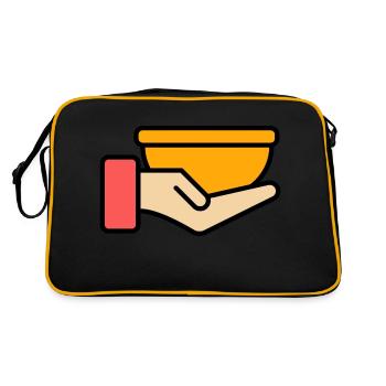 soupe - Sac Retro - noir/or - Dos