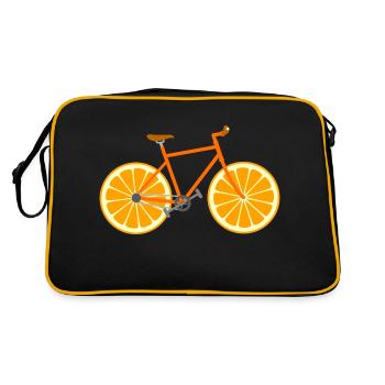 Bicycle Fruit Fruit Orange - Retro Bag - black/gold - Back