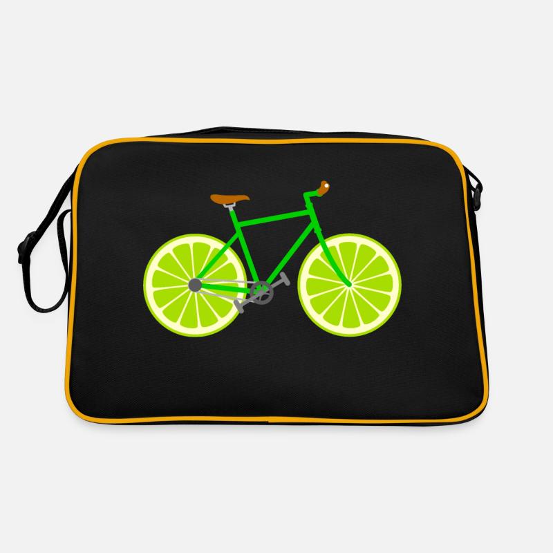 Bicycle fruit fruit lime Retro Bag