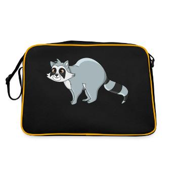 Raton laveur - Sac Retro - noir/or - Dos