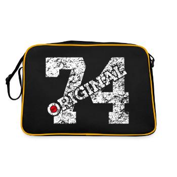 52ND BIRTHDAY 52 YEARS ORIGINAL 1974 - Retro Bag - black/gold - Back