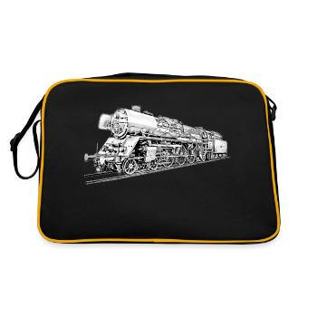 Steam locomotive 03 1010 - Retro Bag - black/gold - Back