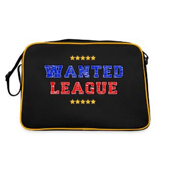 Wanted League - Sac Retro - noir/or - Dos