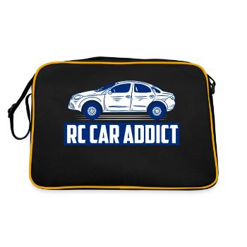 RC Car Addict Remote Control Model Car - Retro Tasche - Schwarz/Gold - Hinten