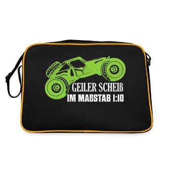Geiler Scheiß Im Maßstab 1:10 Modellbau RC Car - Retro Tasche - Schwarz/Gold - Hinten