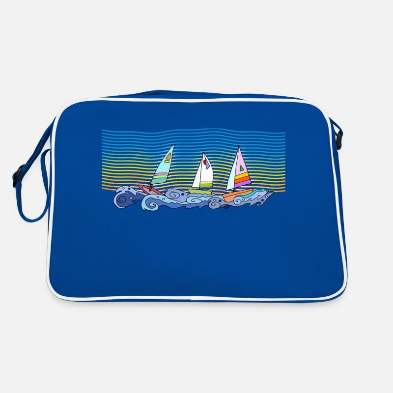 Segelboote Retro Tasche