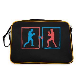 Boxing fight - boxer gift idea - Retro Bag - black/gold - Back