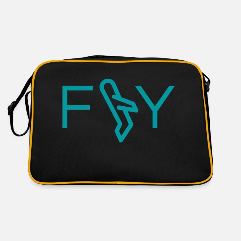 Fliegen Retro Tasche