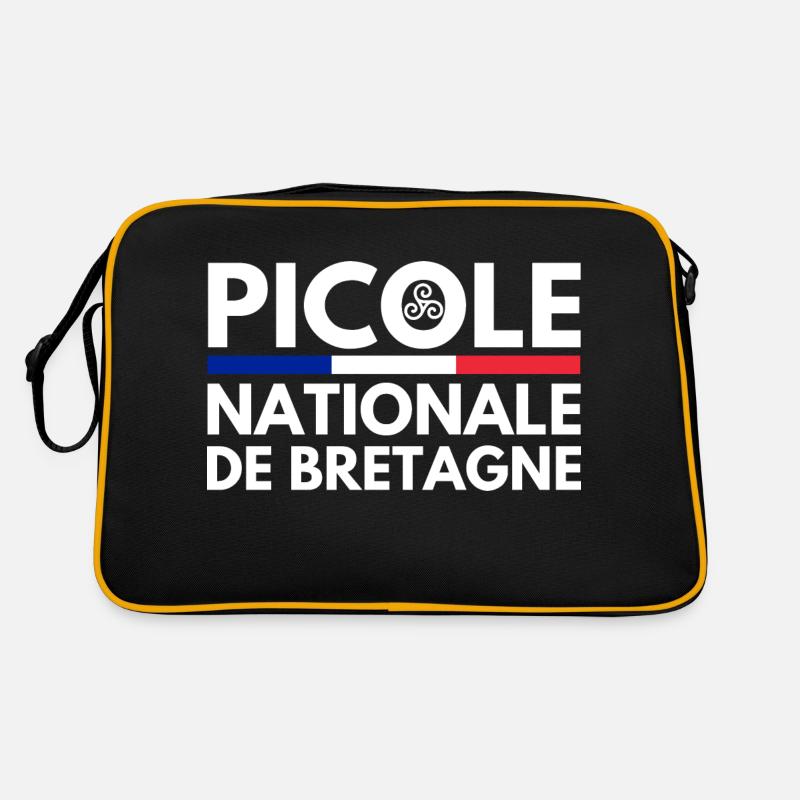 Picole Nationale de Bretagne Drapeau Sac Retro