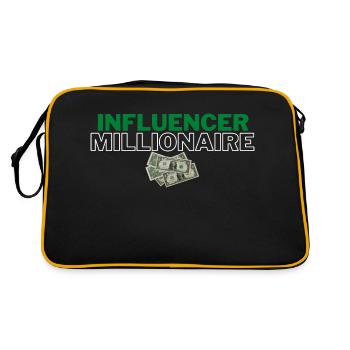 Influencer Millionaire - Retro Bag - black/gold - Back