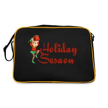 Eleven - Retro Bag - black/gold - Back